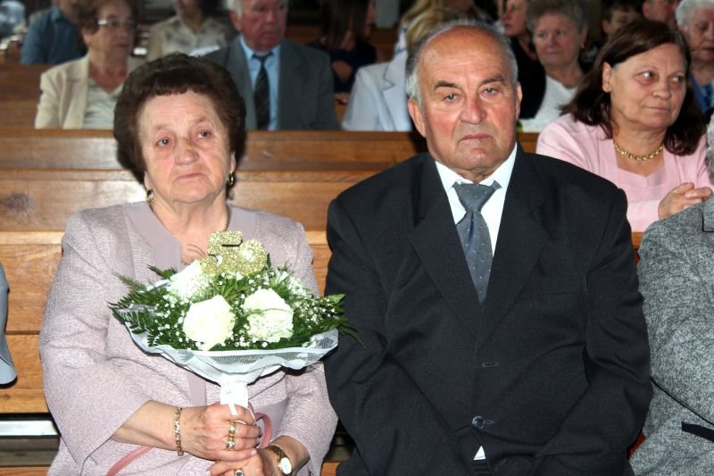 50-60 évvel ezelőtt házasságot kötött párok ünnepsége