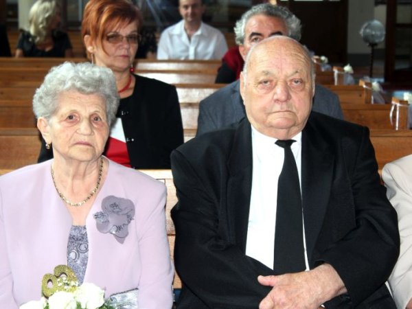 50-60 évvel ezelőtt házasságot kötött párok ünnepsége