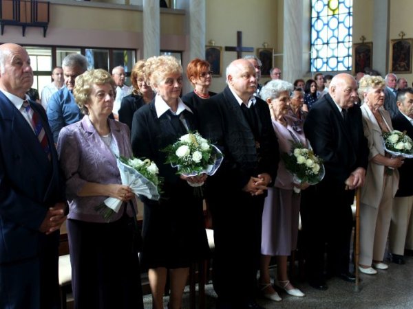50-60 évvel ezelőtt házasságot kötött párok ünnepsége