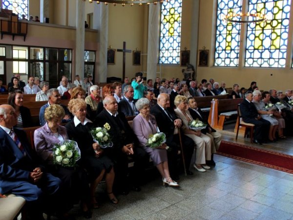50-60 évvel ezelőtt házasságot kötött párok ünnepsége