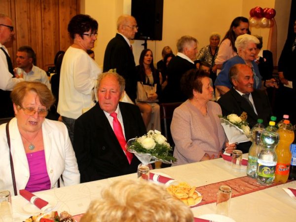 50-60 évvel ezelőtt házasságot kötött párok ünnepsége